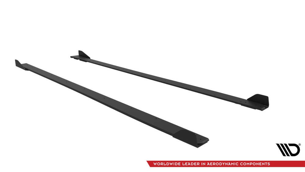 Maxton - STREET PRO SIDE SKIRTS DIFFUSERS V.1 + FLAPS BMW M2 G87 - 5