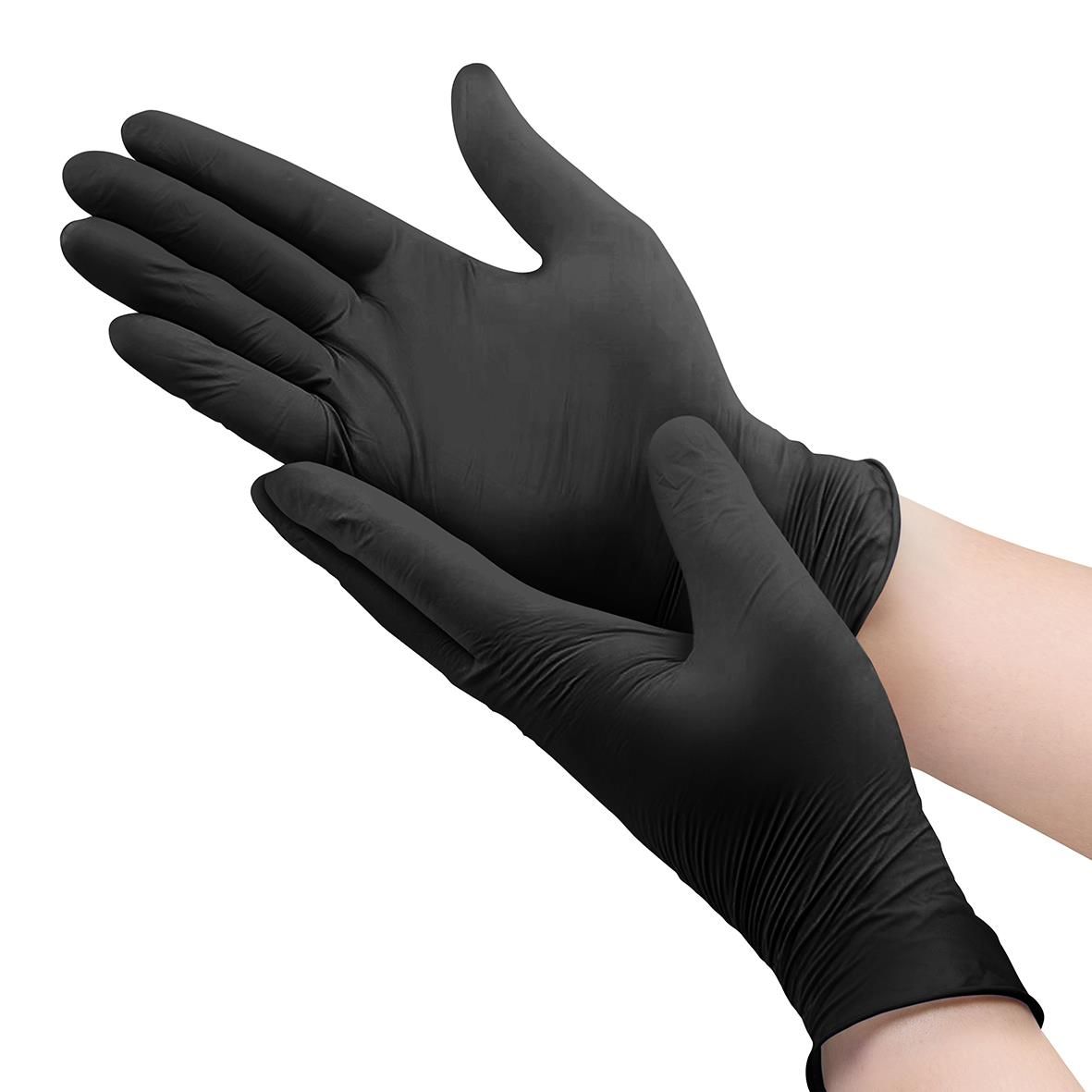 Nitril Engångshandske Puderfri  S - XL - 2