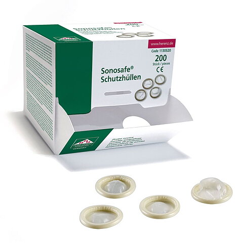 Probe covers / ultrasound condoms Ø 34 mm x 200 mm