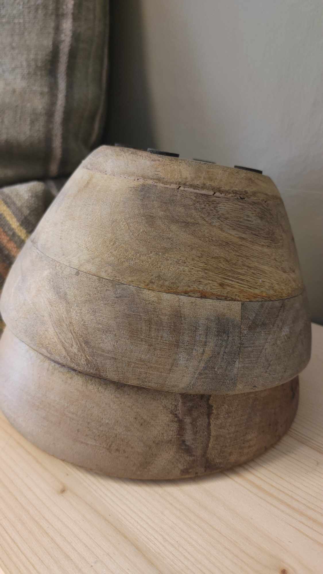 Skål trä handmade Ø19 - 3