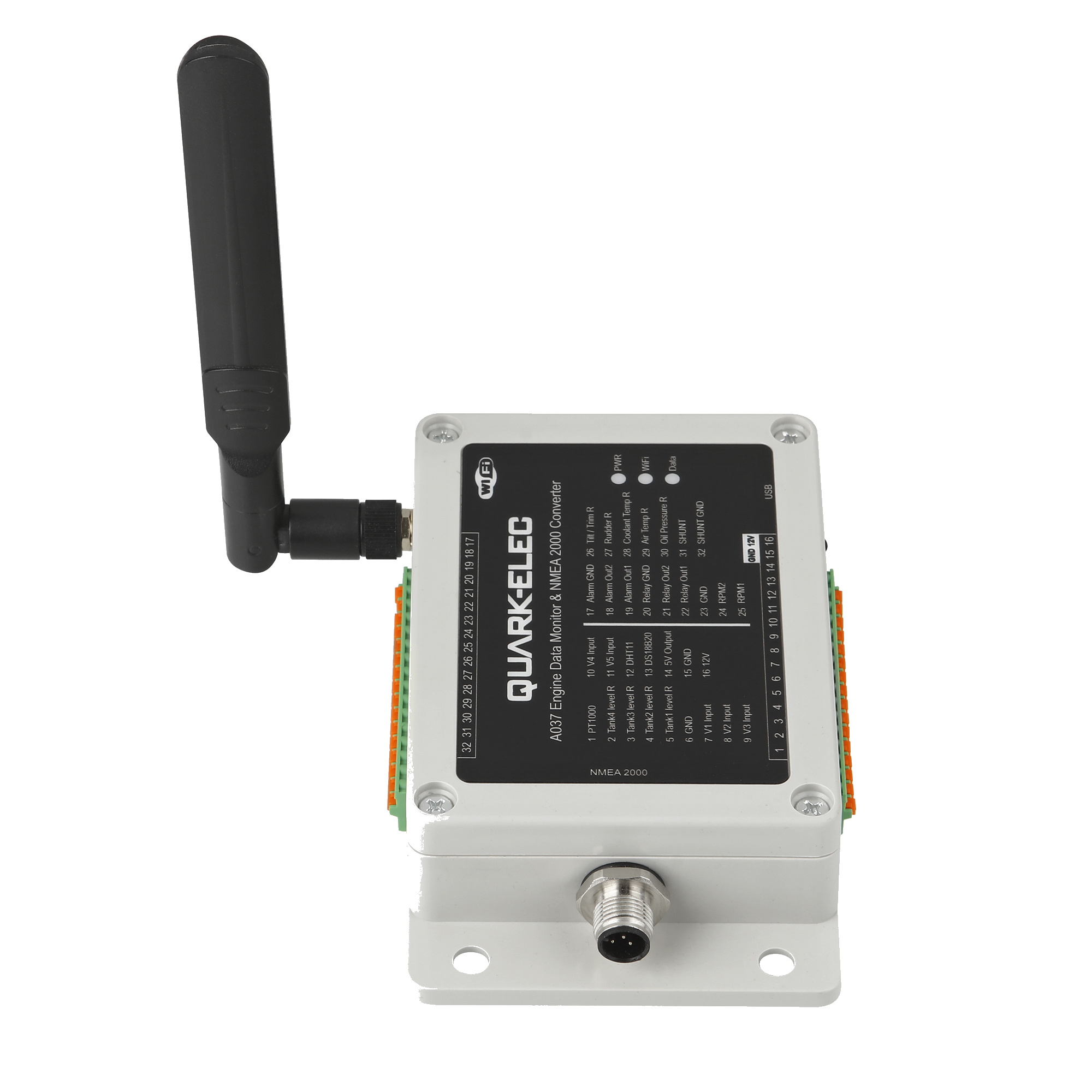 A037 Engine Data Monitor & NMEA 2000 Converter från Quark-Elec - 4
