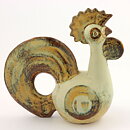 Josef Simon (1960s) Rounded Rooster with Earthy Glaze 19 cm #624