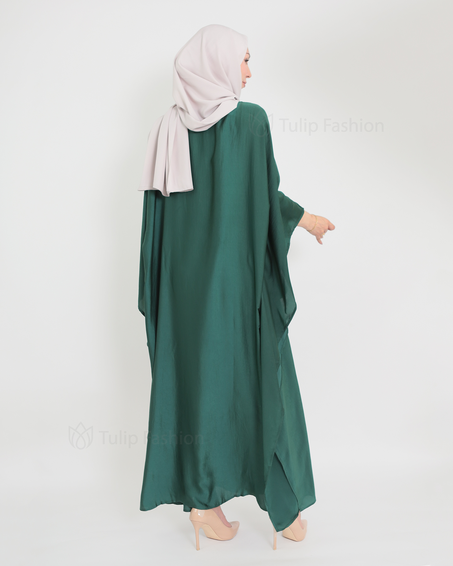 Halima  Abaya - Grön - 8