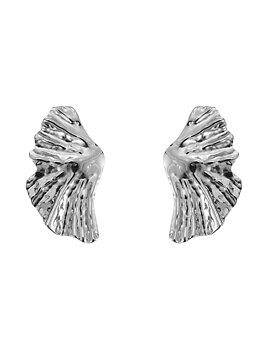 Feather earring steel