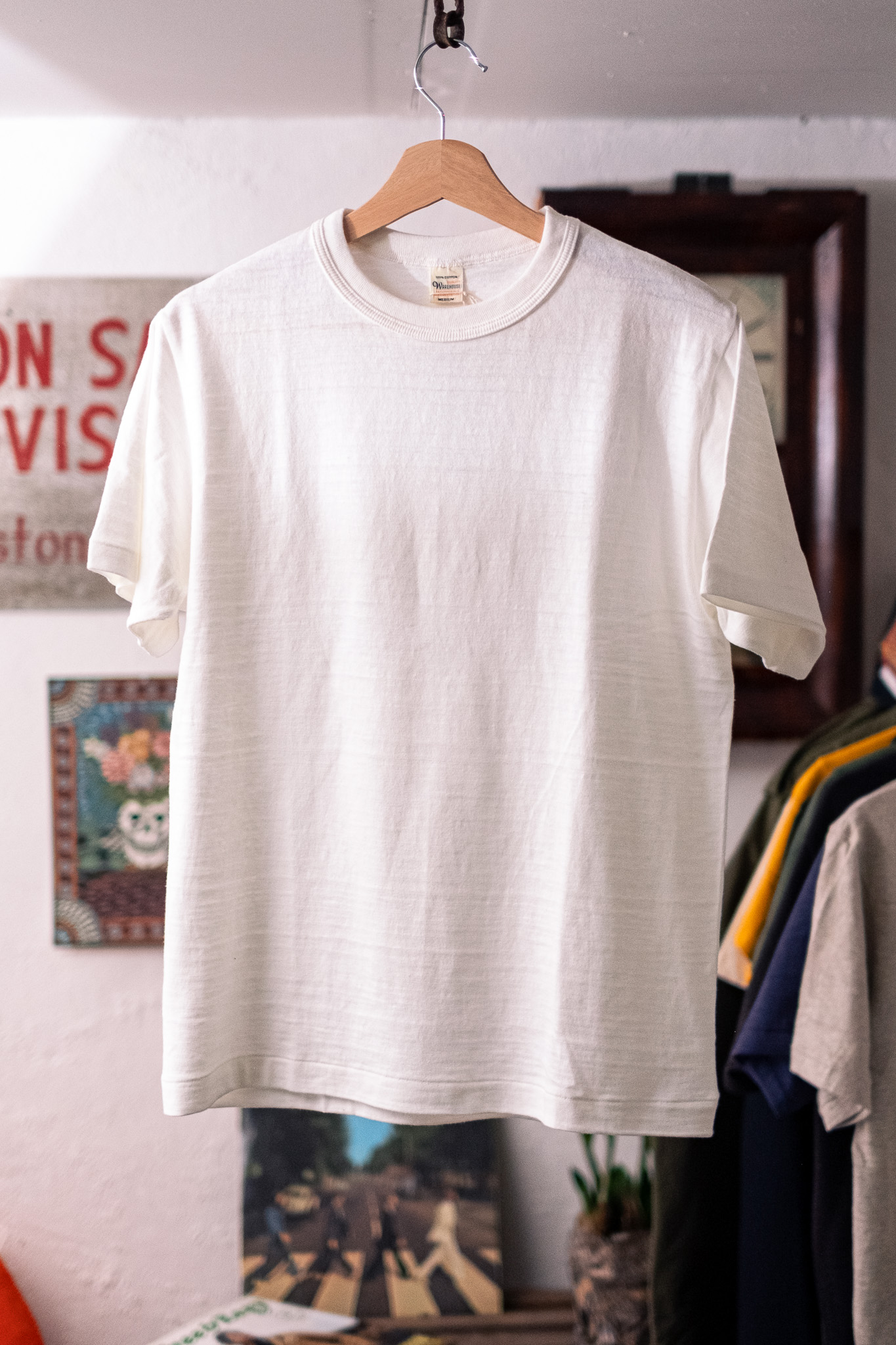 Warehouse & Co - Lot 4601 Crew Neck T-Shirt Off White - Göteborg 