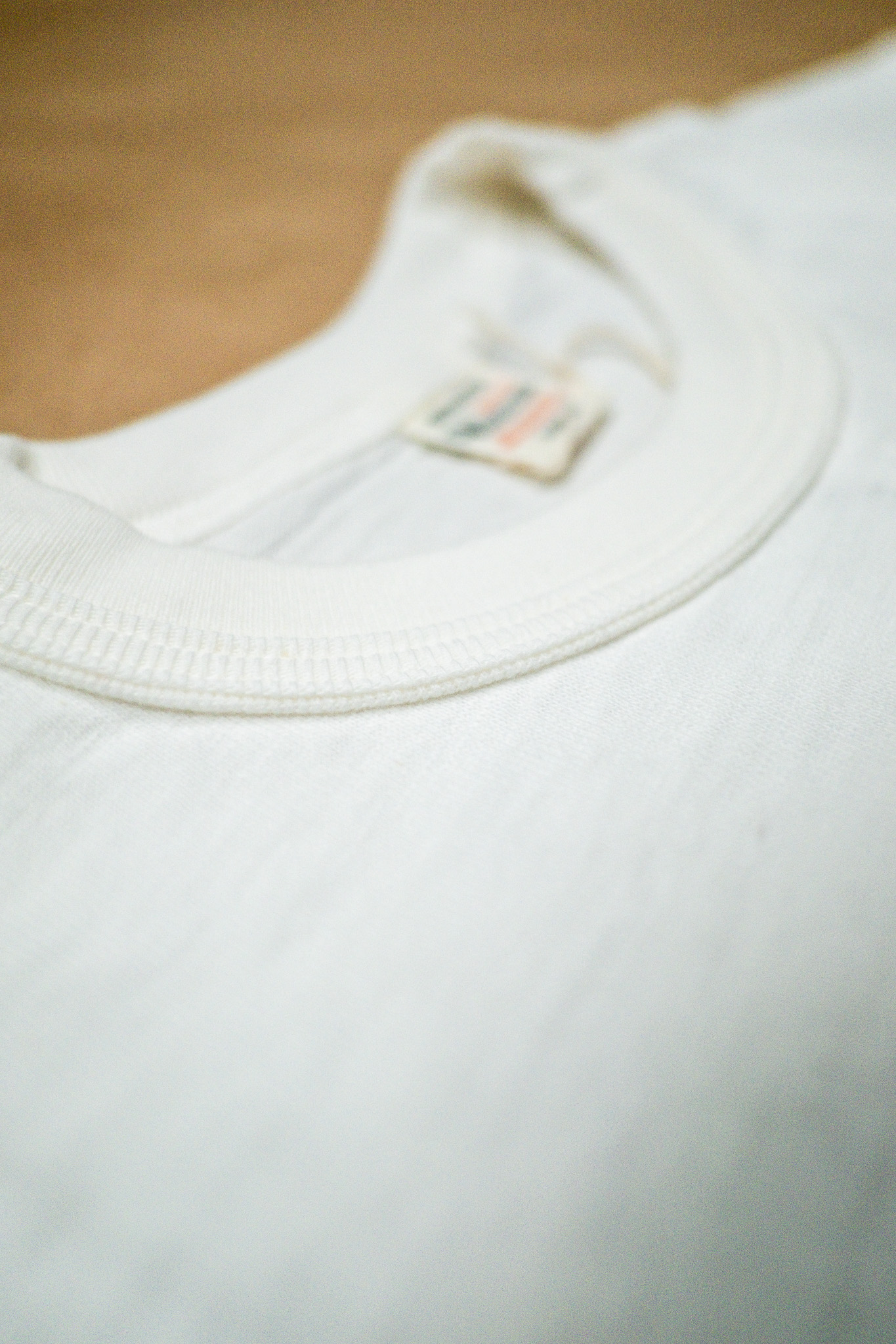 Warehouse & Co - Lot 4601 Crew Neck T-Shirt Off White - 5