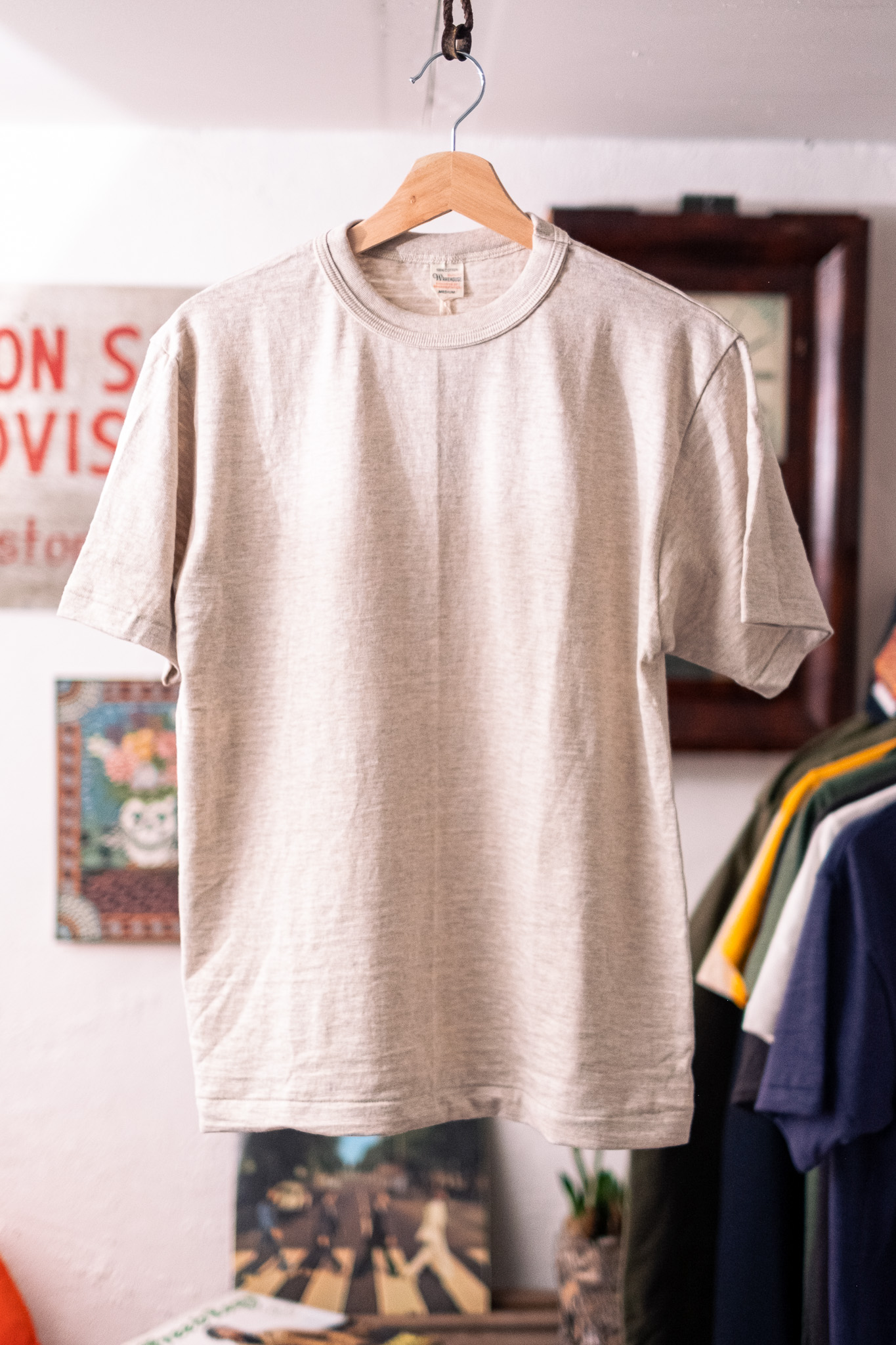 Warehouse & Co - Lot 4601 Crew Neck T-Shirt Oatmeal