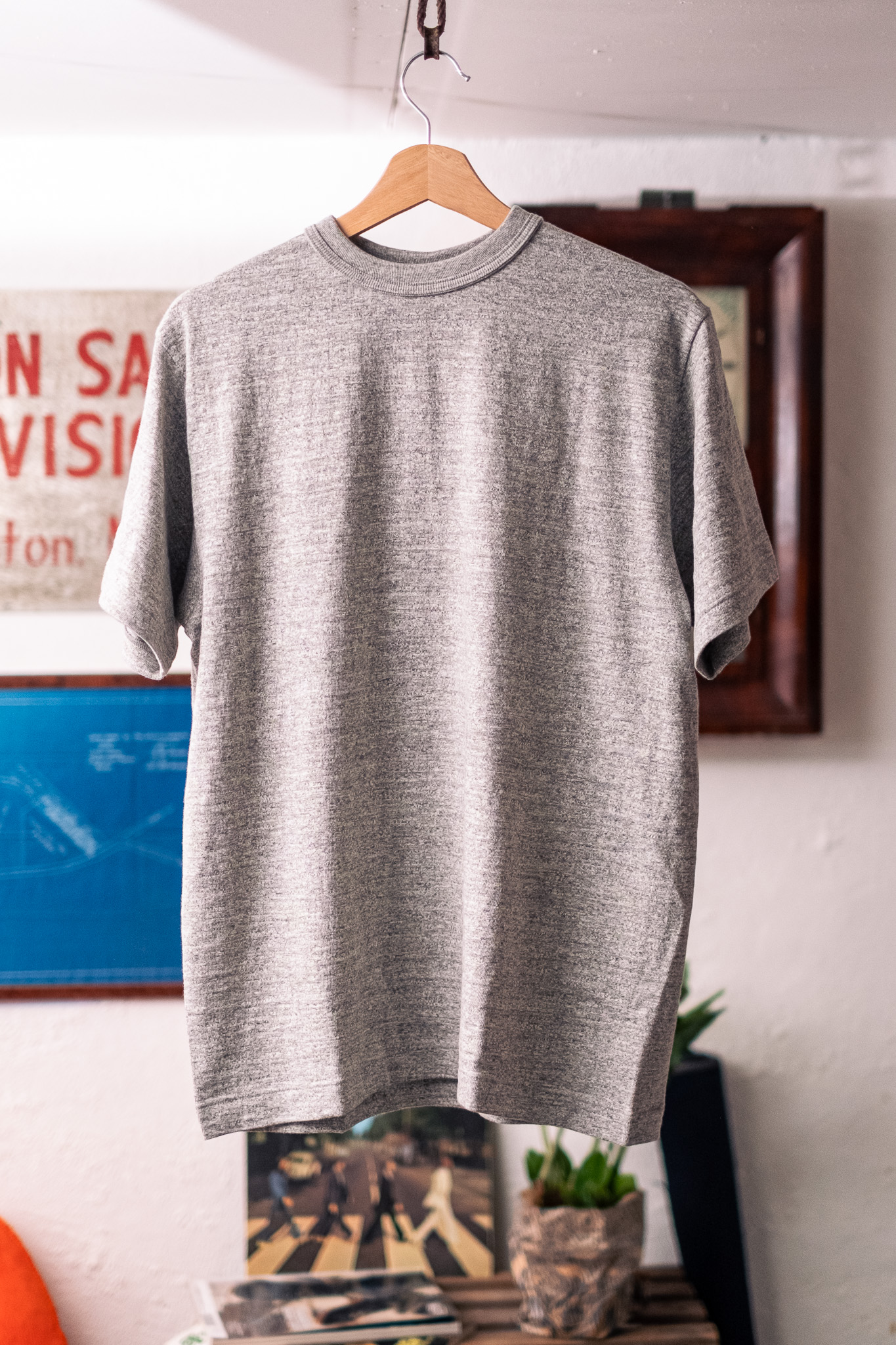 Warehouse & Co - Lot 4601 Crew Neck T-Shirt Heather Grey
