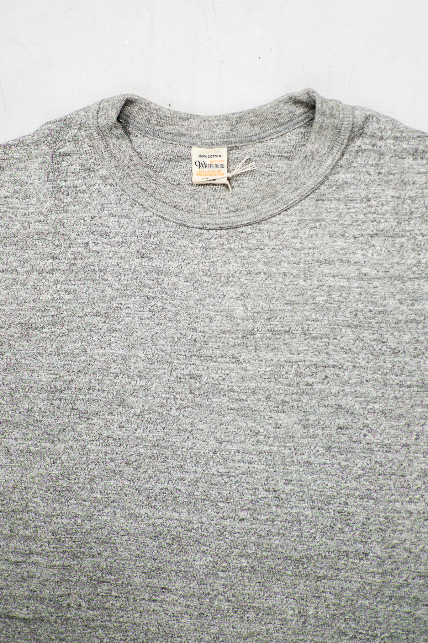 Warehouse & Co - Lot 4601 Crew Neck T-Shirt Heather Grey - 7
