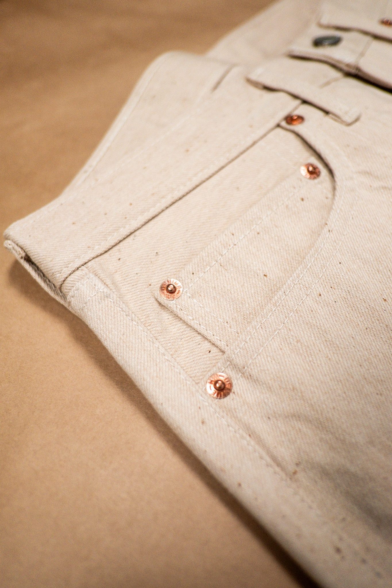 Denime - Lot 224 ’66 Model Jeans Natural Mother Cotton - 4