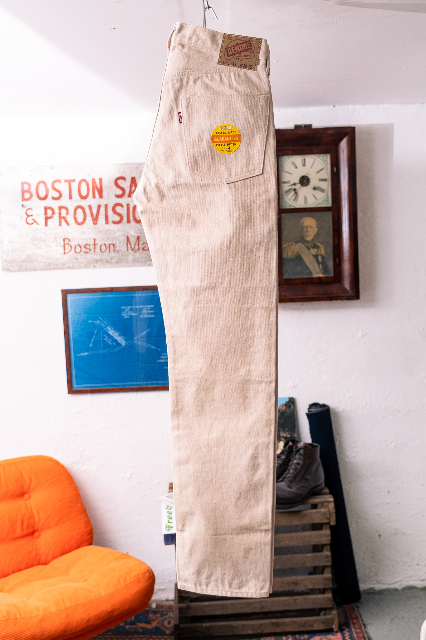 Denime - Lot 224 ’66 Model Jeans Natural Mother Cotton