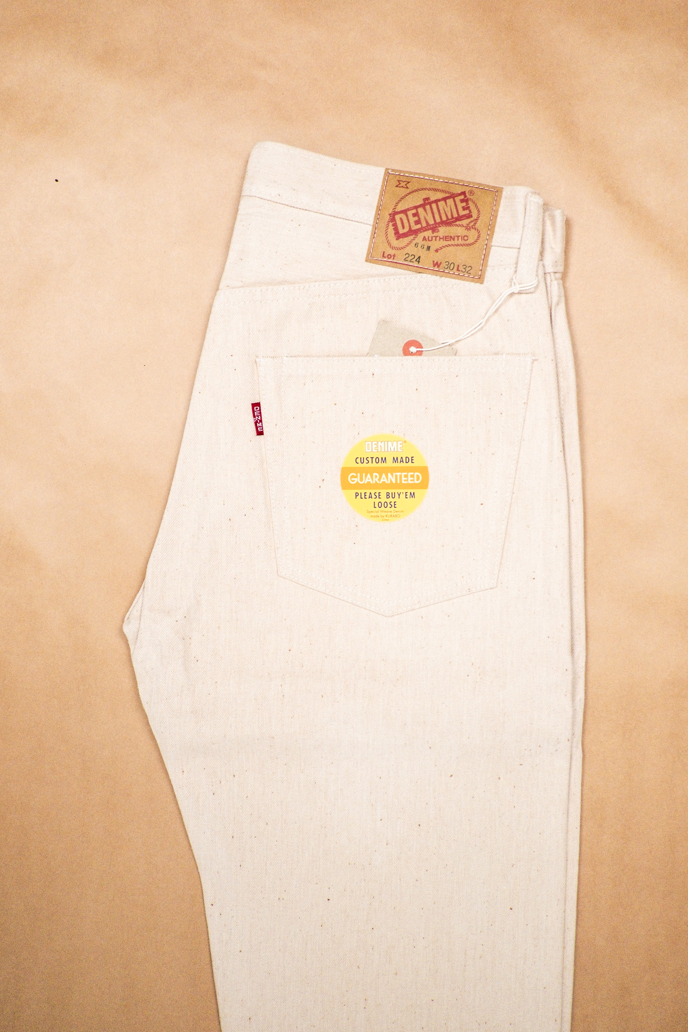Denime - Lot 224 ’66 Model Jeans Natural Mother Cotton - 12