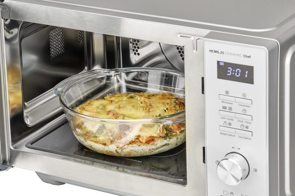 Caso microwave oven MCG25 Chef, silver - 4