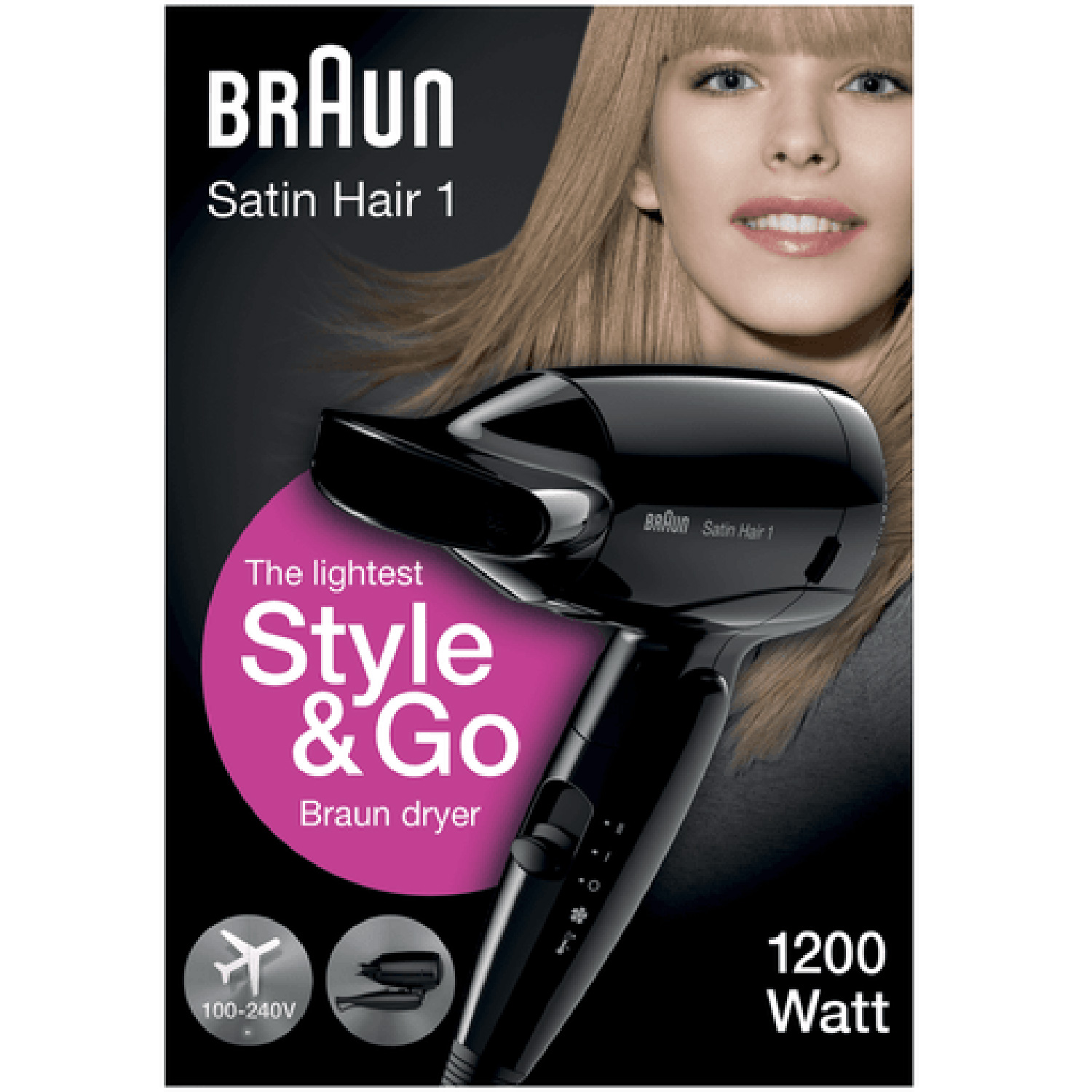 BRAUN Hårfön Satin Hair 1 HD130 - 3