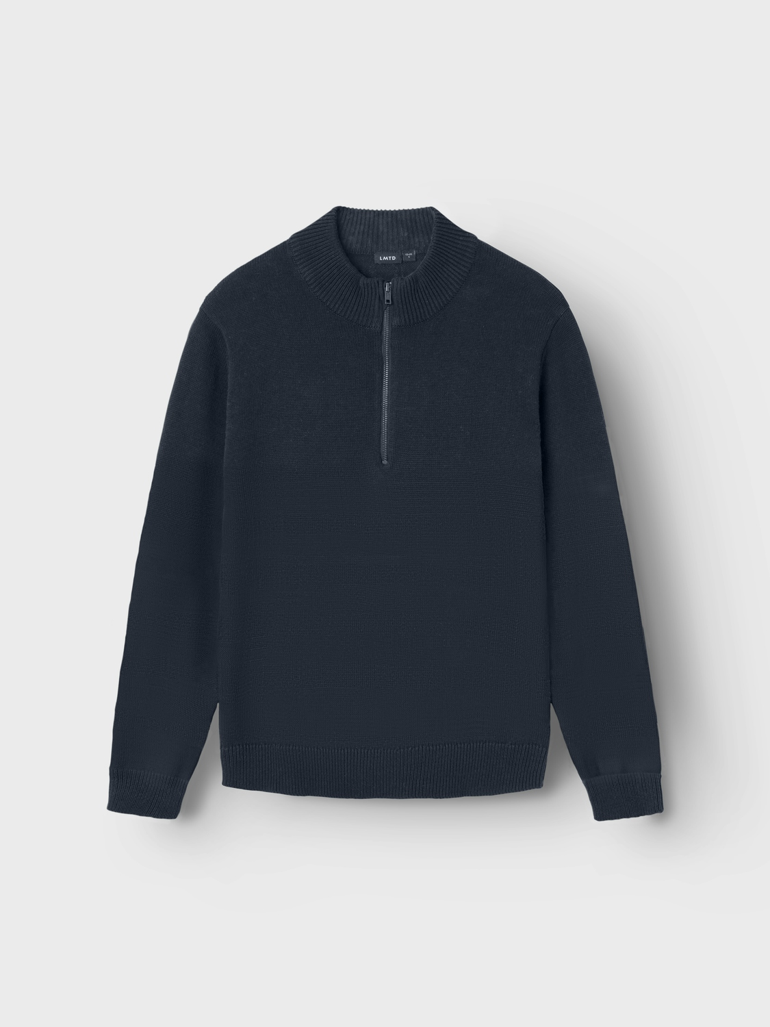 NLMNURJOS LS HALF ZIP KNIT Dark Sapphire