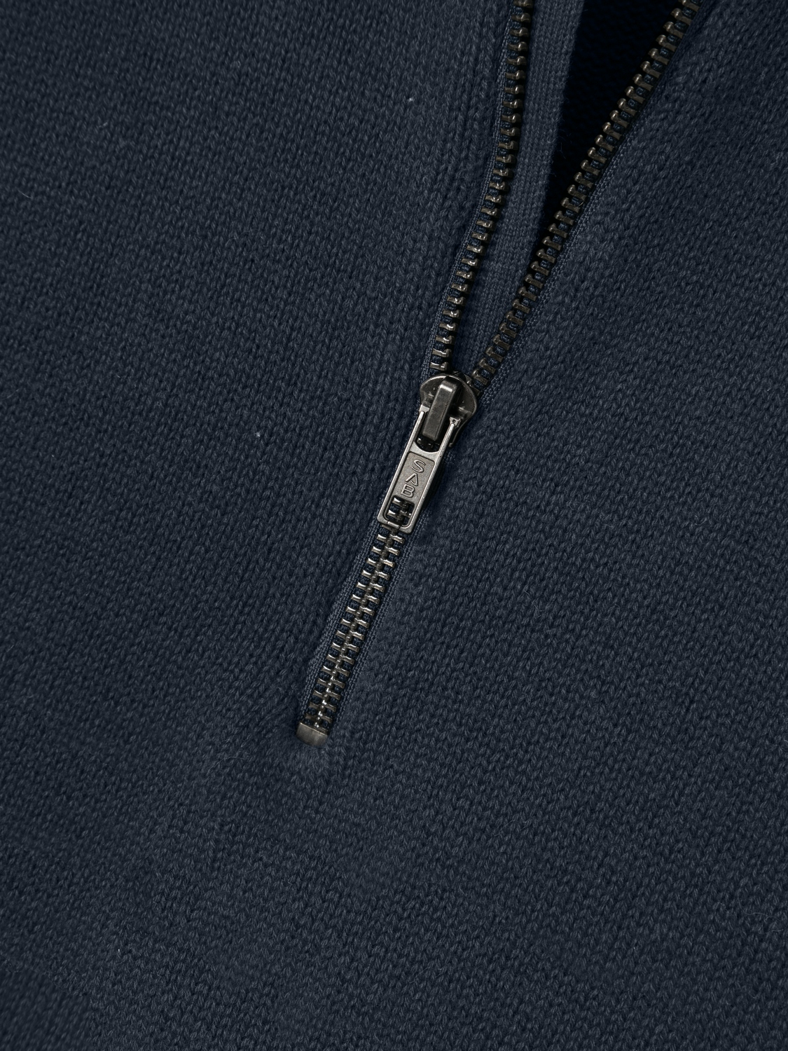 NLMNURJOS LS HALF ZIP KNIT Dark Sapphire - 3