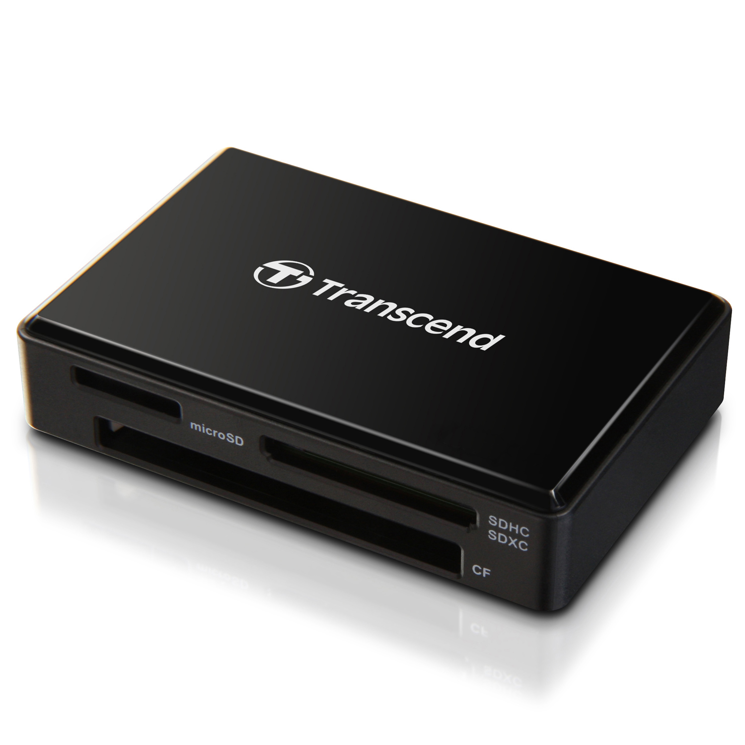 TRANSCEND Multiläsare F8 USB 3.1 Svart