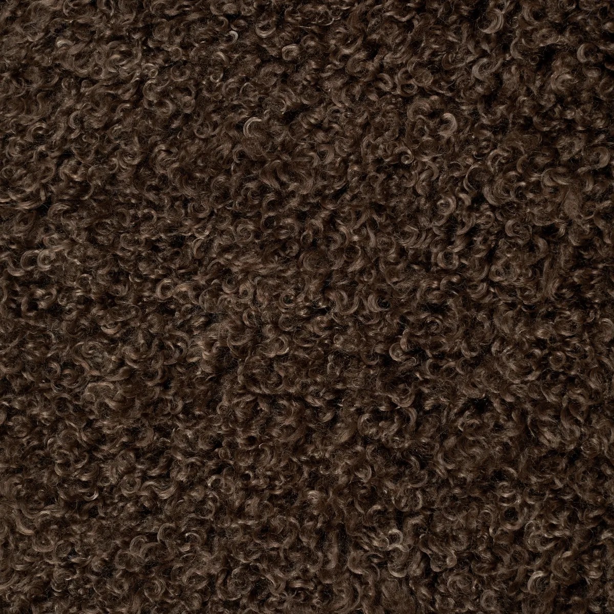 Wooly Rog Fårskinn Imitation Brun  - 4