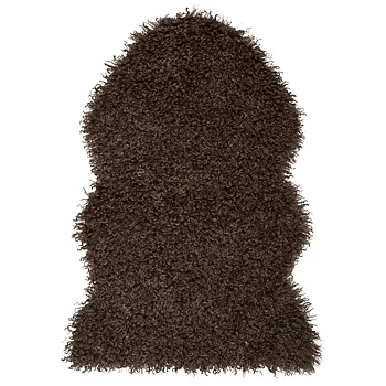 Wooly Rog Fårskinn Imitation Brun