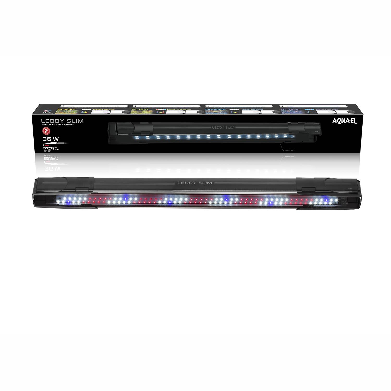 Aquael Leddy Slim Plant 36w 100-127 cm, (Flera Varianter) - 2