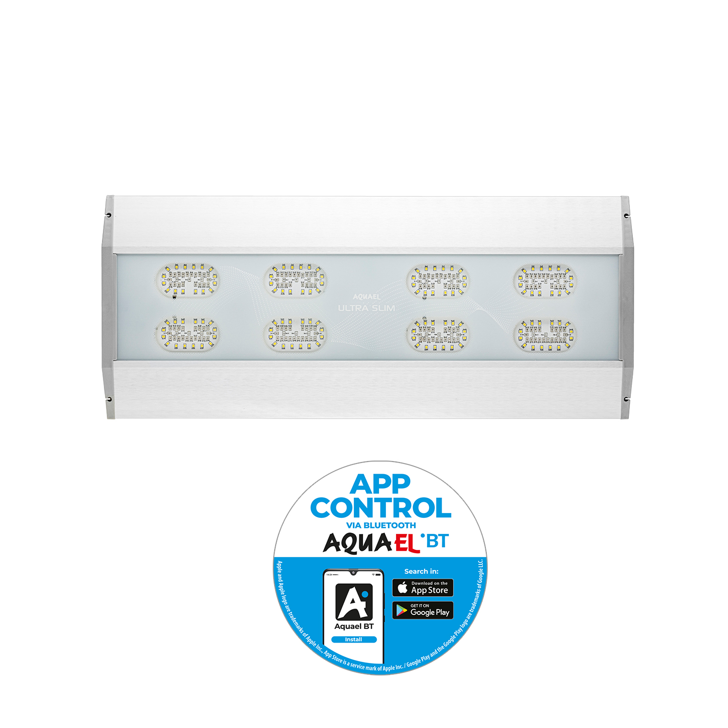 Aquael Ultra Slim BT 60 LxBxH: 59,4x25,2x1,7 cm, 60w - 2