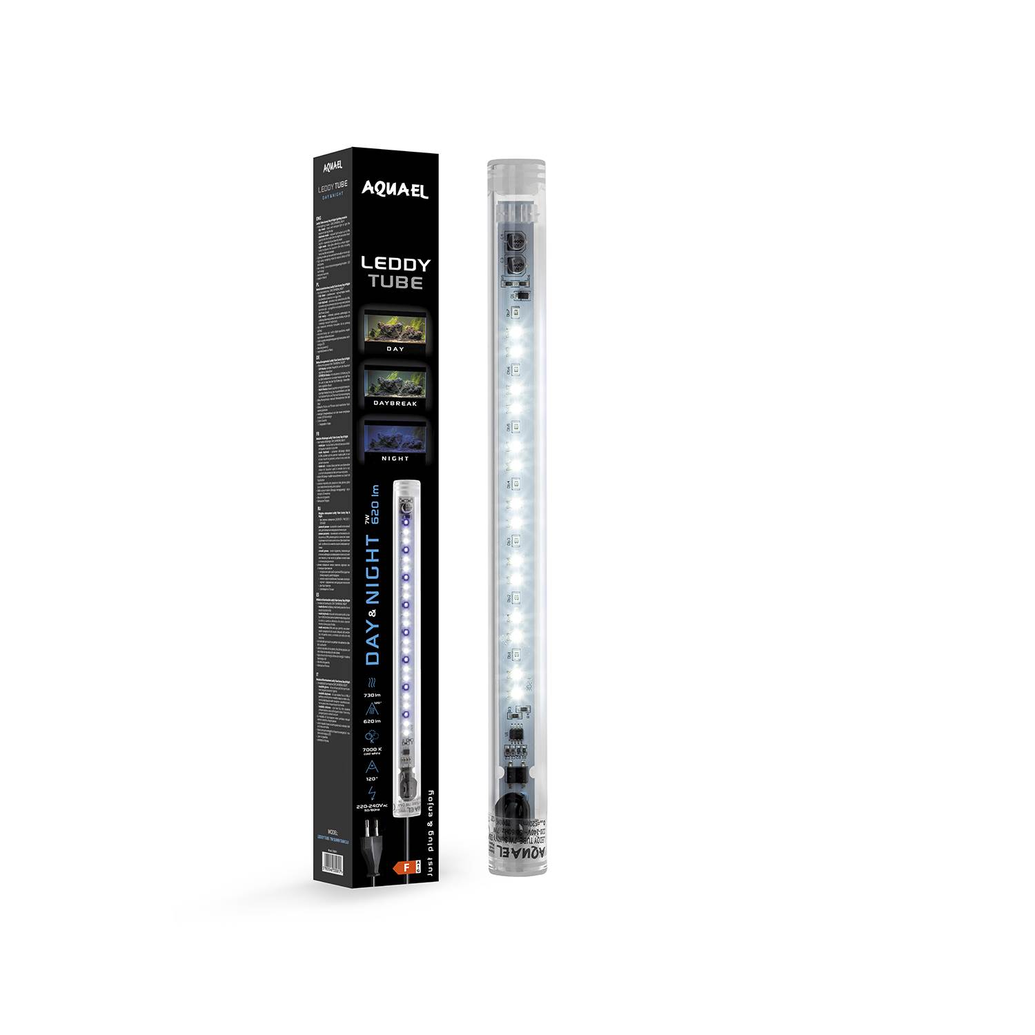 Aquael Leddy Tube Sunny Day&Night 27,3 cm, 7w