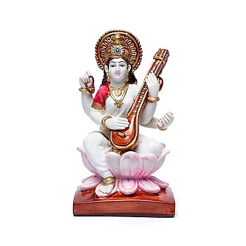 Saraswati med sitar