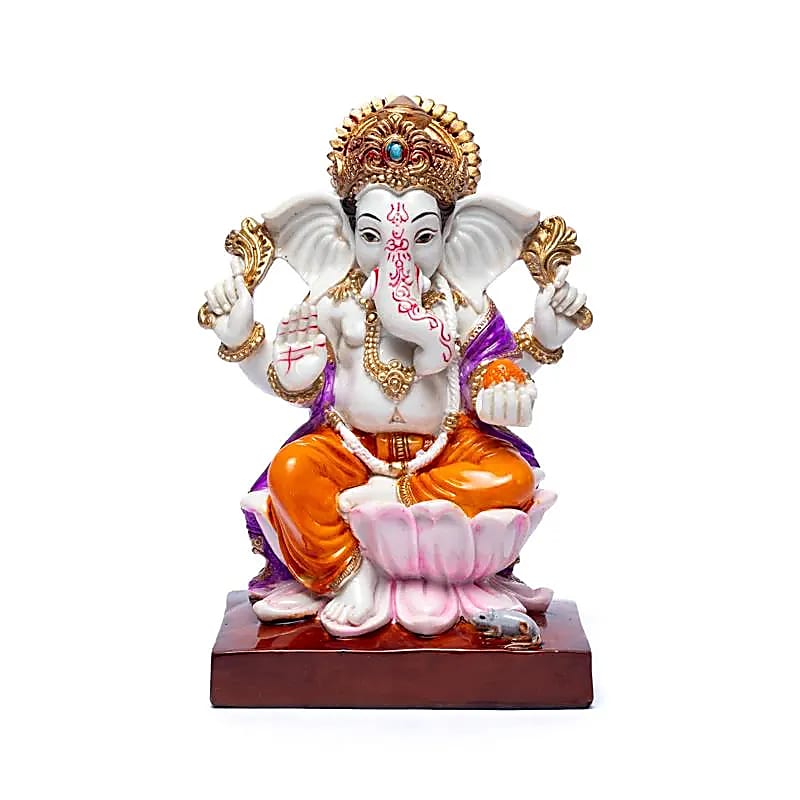 Ganesh på lotustron