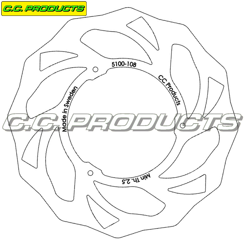 Brake Disc Front 198 mm - GASGAS