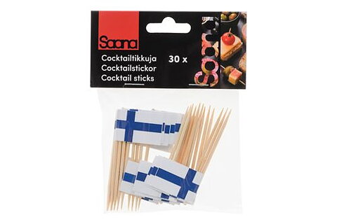 Cocktail Flags Finland 30pc