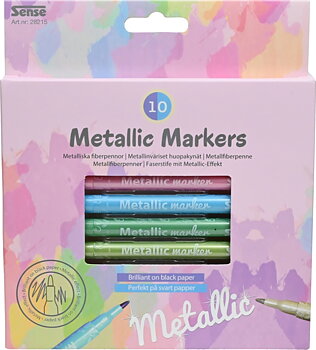 METALLIC MARKERS 10-P