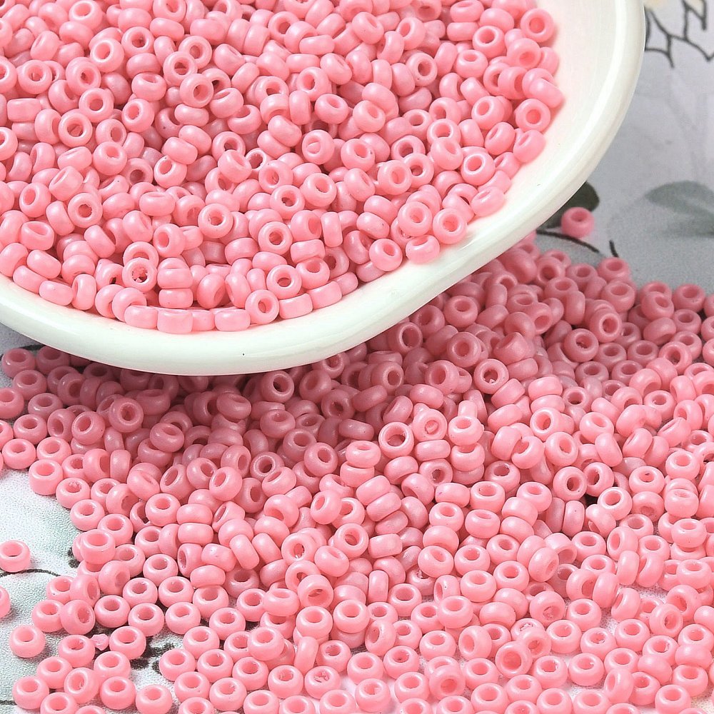 Seedbeads 8/0 ljus korallrosa