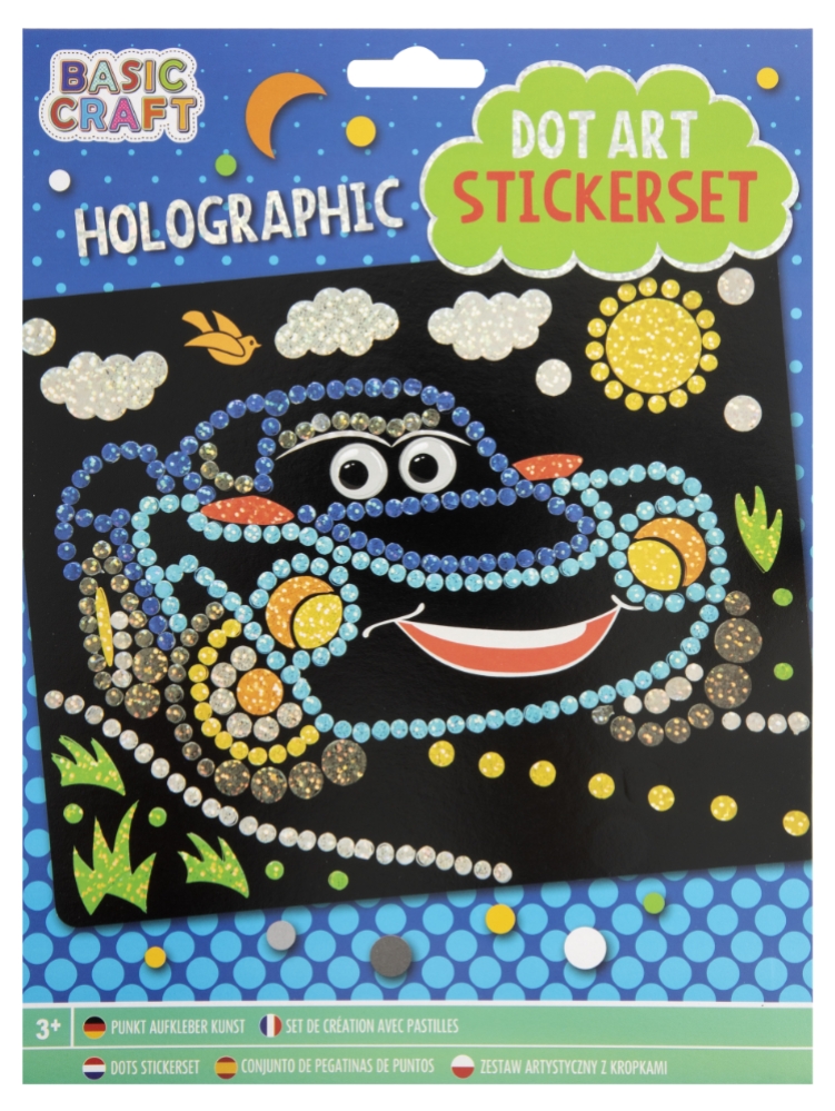 HOLOGRAPHIC DOT STICKER SET - 2