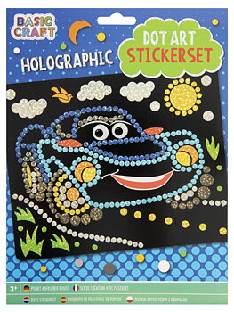 HOLOGRAPHIC DOT STICKER SET