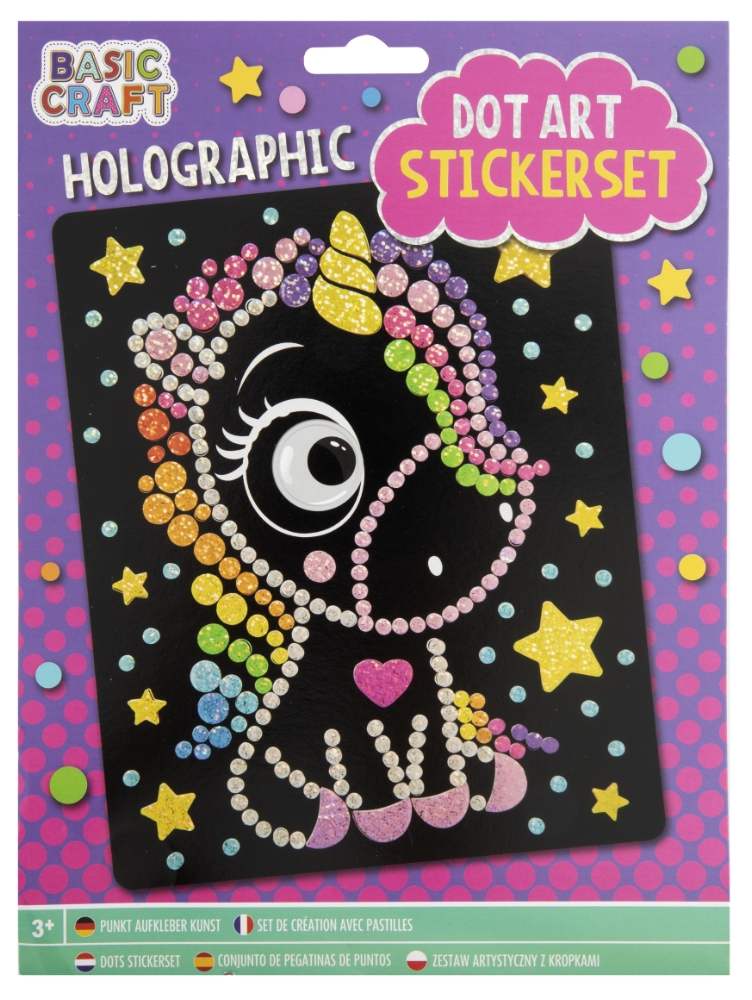 HOLOGRAPHIC DOT STICKER SET - 3