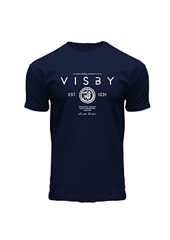 T-shirt Visby Blå City Seal Small 3st/fp