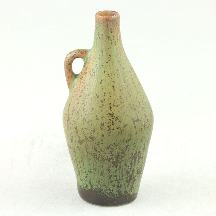 カールハリー・スタルハーネ  緑色のミニチュアのベース  6cm  1950年代  (#35) (2)