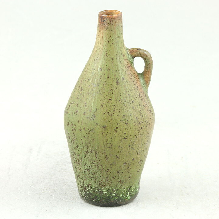 カールハリー・スタルハーネ  緑色のミニチュアのベース  6cm  1950年代  (#35) (2)