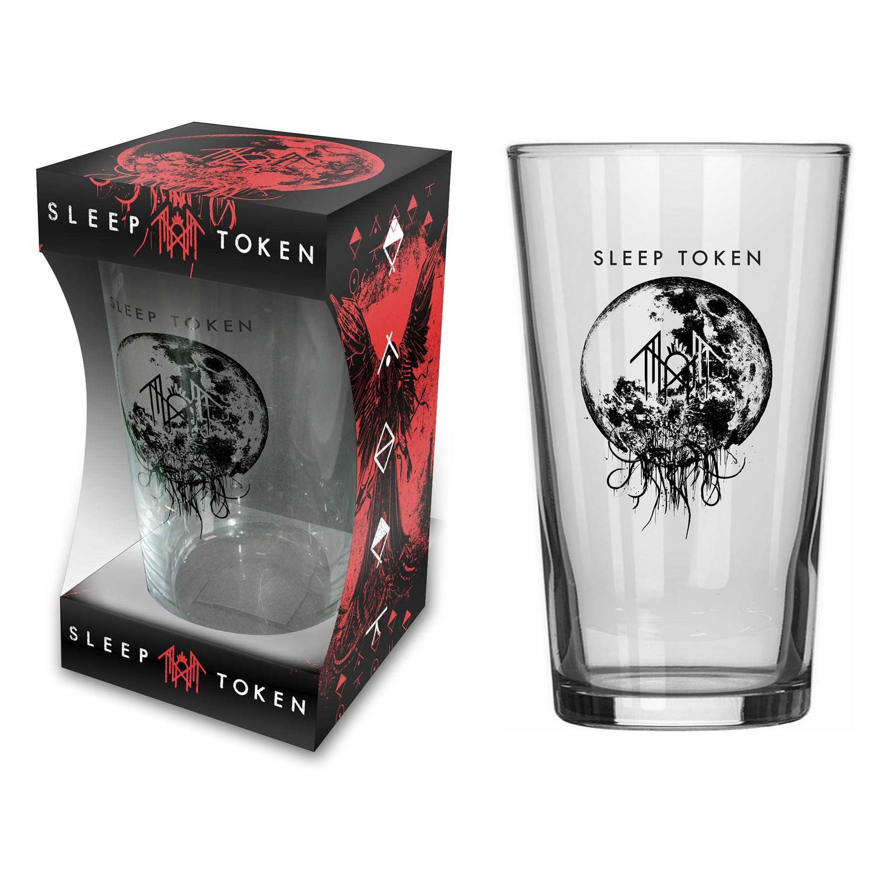 SLEEP TOKEN BEER GLASS - TAKE ME BACK TO EDEN (BOXED)