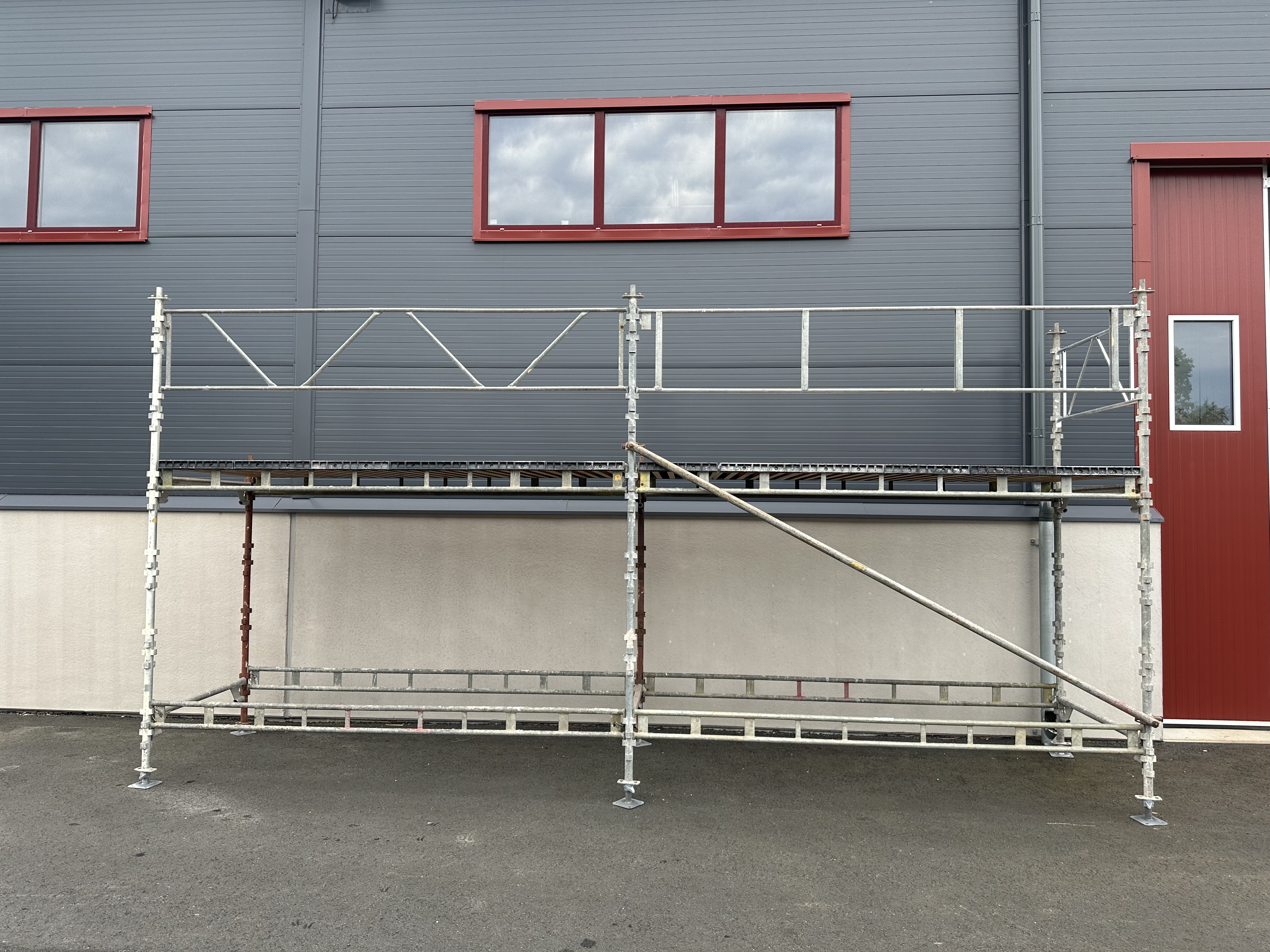 950 Beg Haki 6 x 6m - 1,2m djup med plasttrall - 2