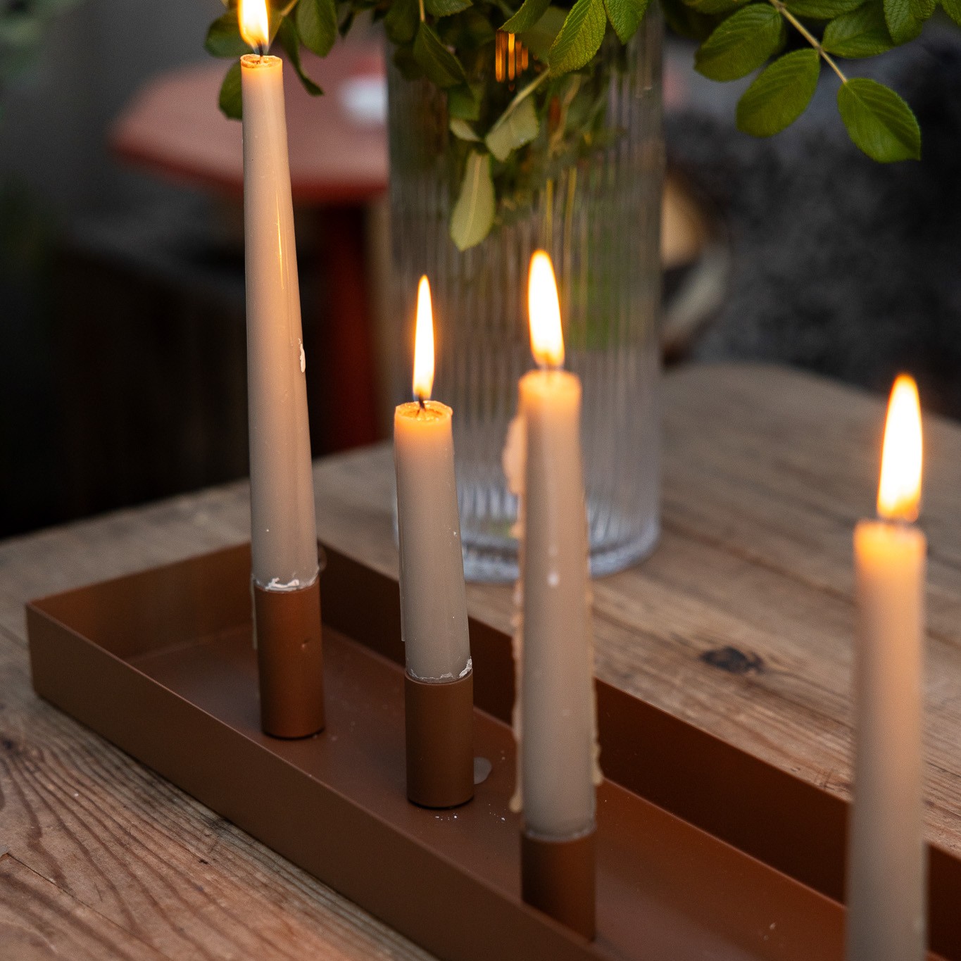 Ljusstake Sund - Brun - 3