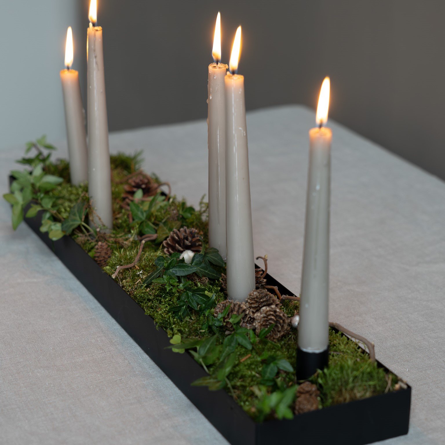 Ljusstake Sund - Svart - 3