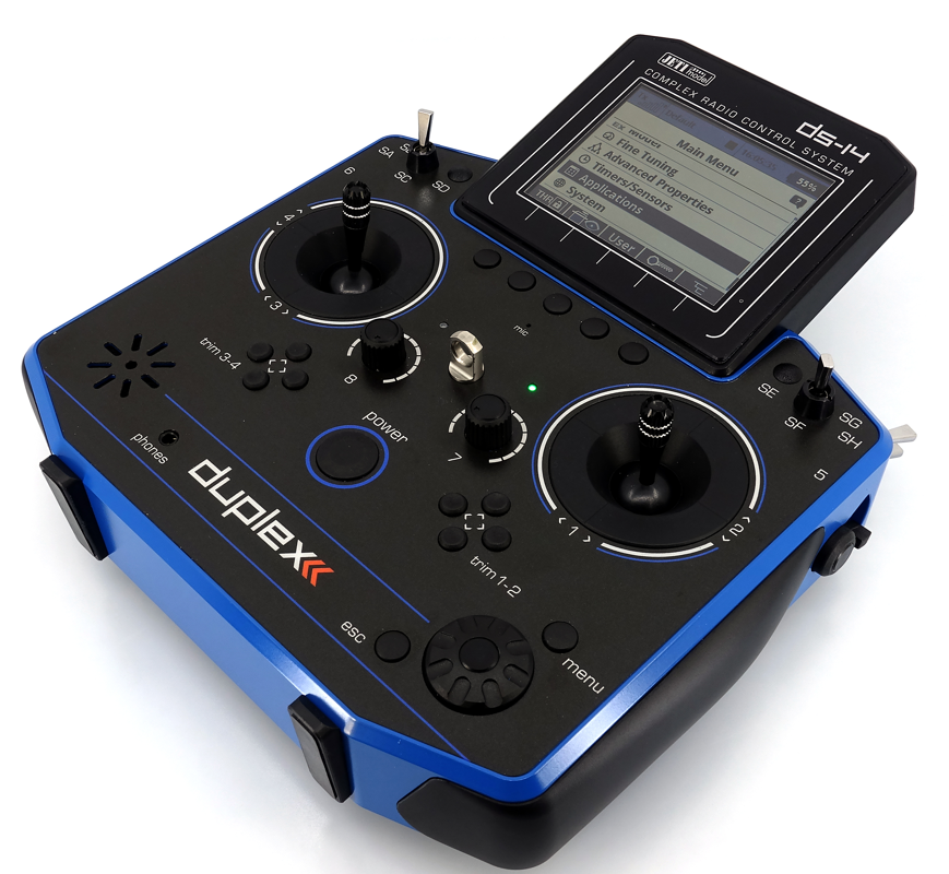 Jeti JDEX-TDS14II-B Transmitter Duplex DS-14 II. - Blue - 2