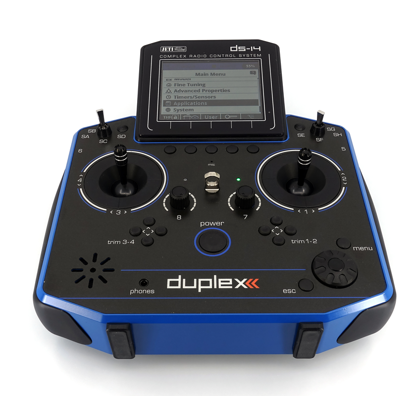 Jeti JDEX-TDS14II-B Transmitter Duplex DS-14 II. - Blue