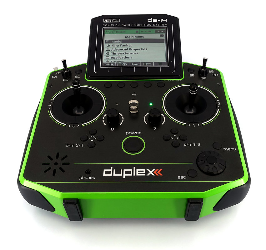Jeti TransmitterDuplex DS-14 II - Green