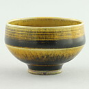 Berndt Friberg (1963) Unique Brown/Yellow Bowl 4 cm