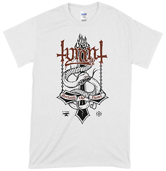 TYRANT - Snakecross White T-shirt
