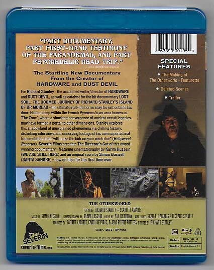 The Otherworld Blu-ray + DVD Severin Limited Edition 2500 Copies