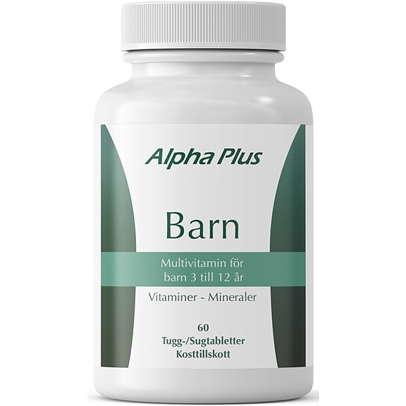 Barn Multivitamin 3-12 år 60 tabletter