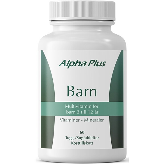 Barn Multivitamin 3-12 år 60 tabletter